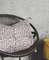 Housse de coussin Tulipan en coton imprimé au bloc 