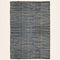 Grand Tapis Lira en coton couleur bleu Glacier