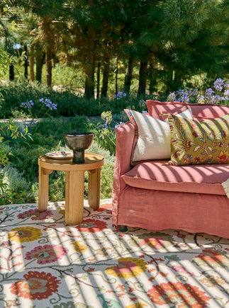 Tapis Lohdi coloré en laine fabriqué en Inde