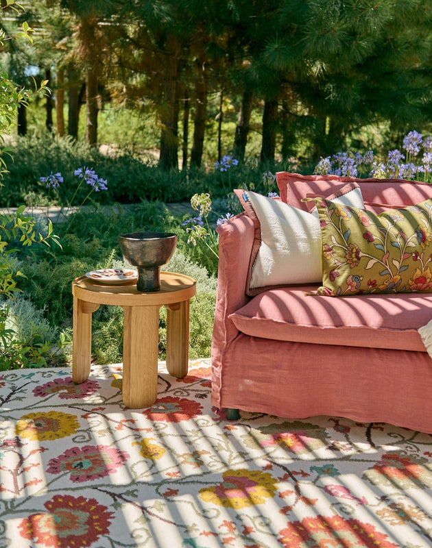Tapis Lohdi coloré en laine fabriqué en Inde