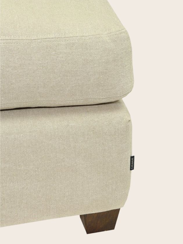 pieds en hêtre pouf