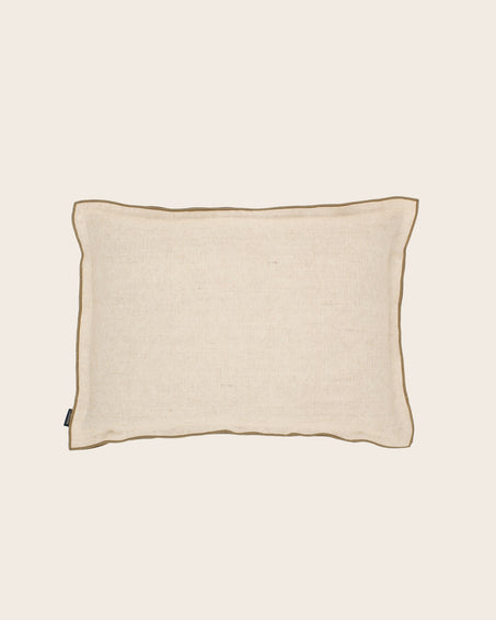 Housse de coussin Maya couleur Bise et bourdon