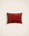 Washed velvet cushion cover