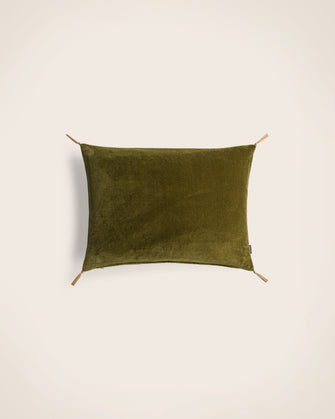 Washed velvet cushion cover
