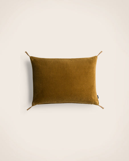 Washed velvet cushion cover