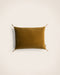 Washed velvet cushion cover