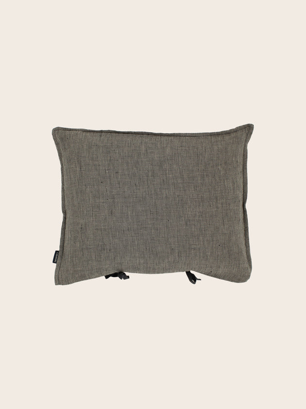 Petite housse de coussin Fil à fil couleur Sarta motif pied de poussin