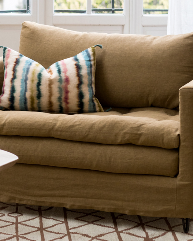Fauteuil 2 places confortable avec 2 matelas superposés pour l'assise