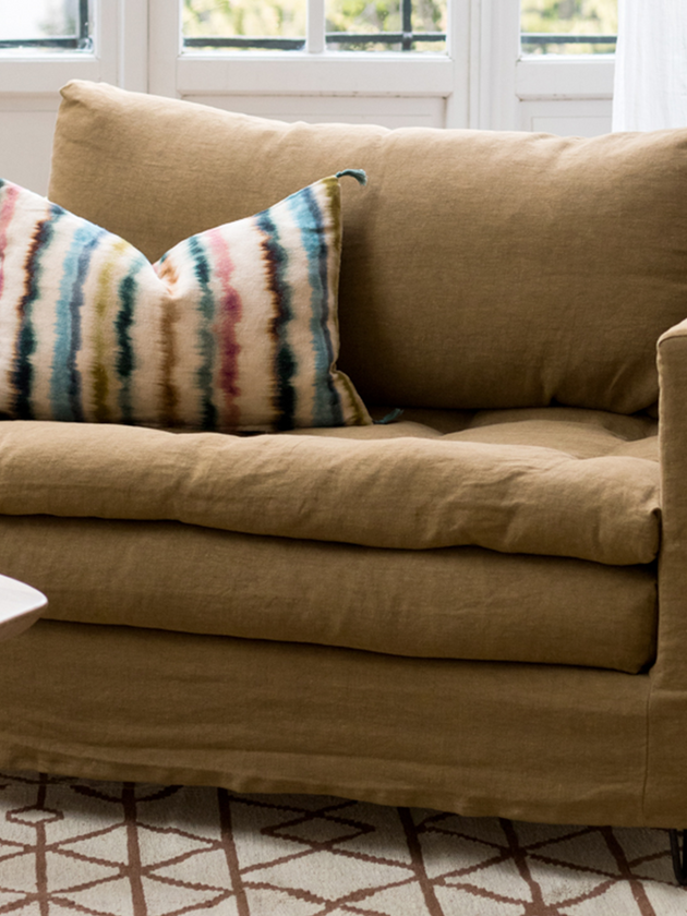 Fauteuil 2 places confortable avec 2 matelas superposés pour l'assise