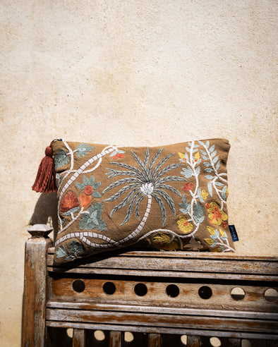 Pochette brodée Papilio