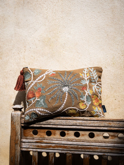 Pochette brodée Papilio