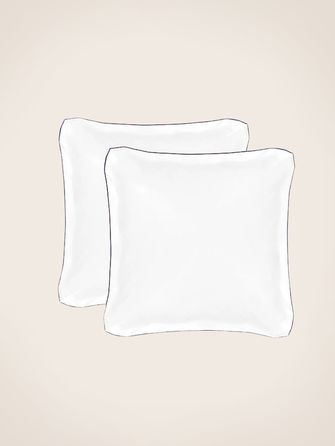 Set de 2 taies d'oreiller Bora