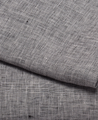 Linge de lit : housse de couette grise en lin Caravane