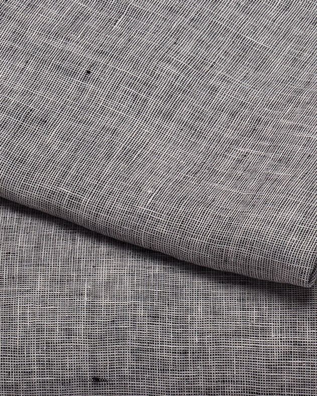 Linge de lit : housse de couette grise en lin Caravane