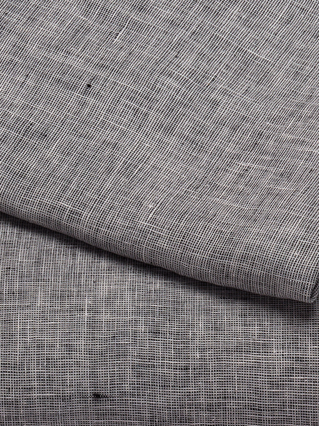 Set de 2 taies d'oreiller Fil à fil en lin lavé à motifs