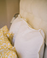 2 taies d'oreiller blanches en percale de coton biologique Bora