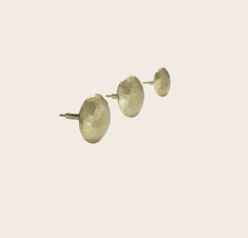 Set de 3 patères en acier Naila