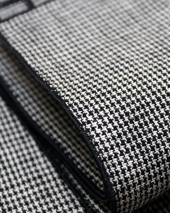 Serviette Fil à fil en lin à motifs