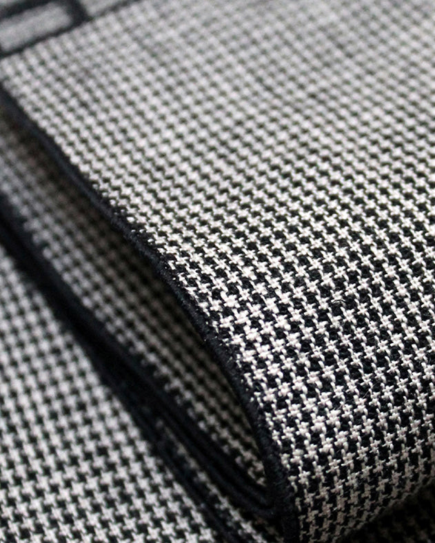 Serviette Fil à fil en lin à motifs