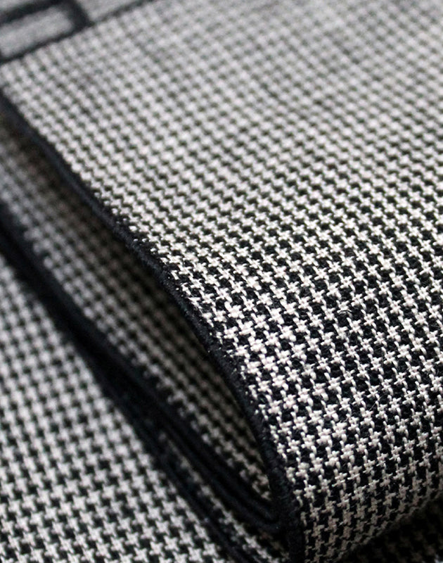 Serviette Fil à fil en lin à motifs
