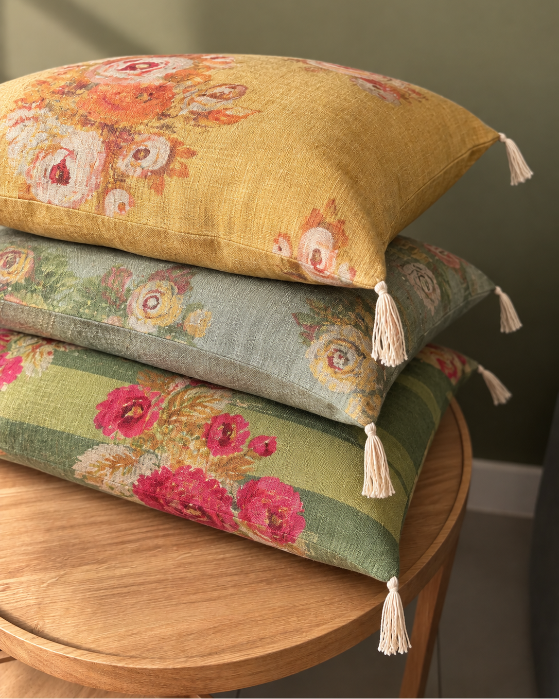 Gareth floral cushion cover