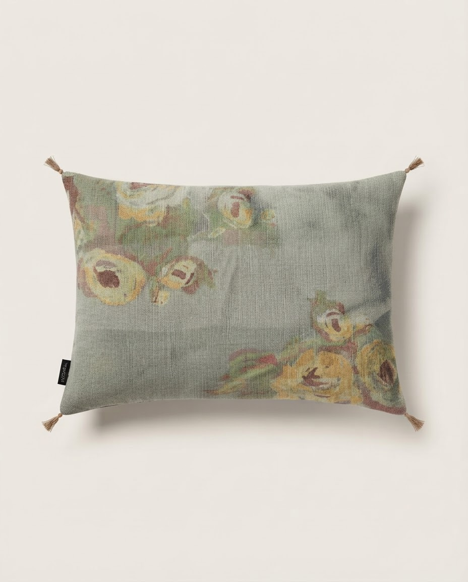 Gareth floral cushion cover