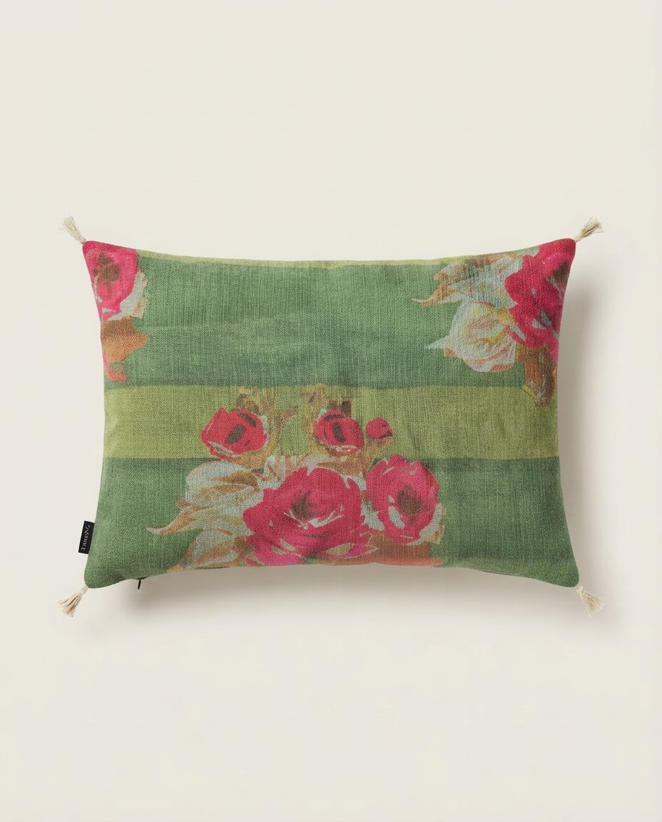 Gareth floral cushion cover