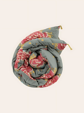 Photo produit de la courtepointe pour lit Liao couleur Lichen de Caravane