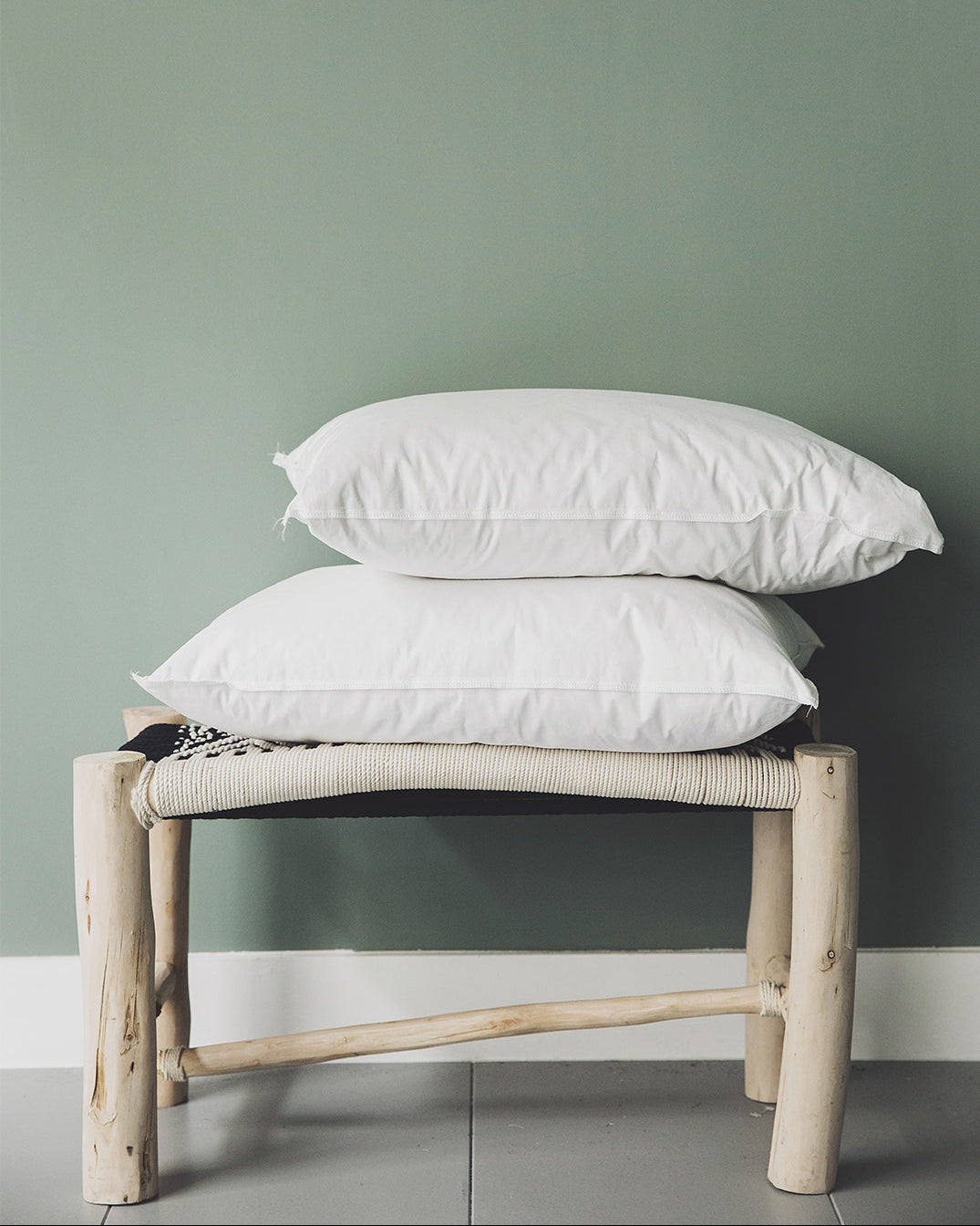 Intérieur de coussin en plume de canard
