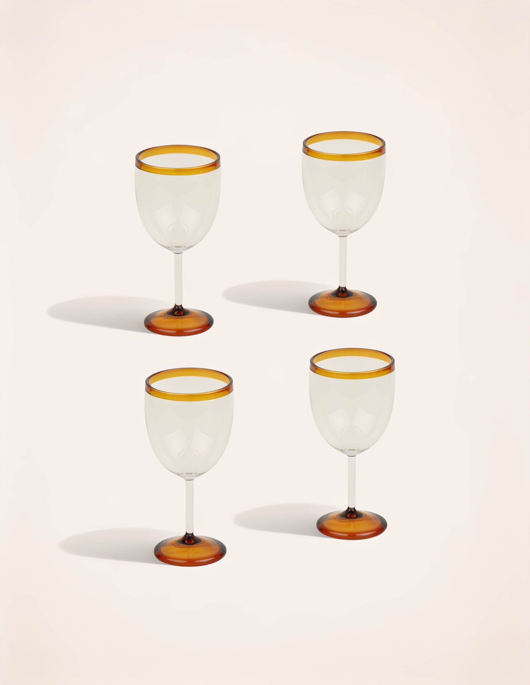 Set of 4 Ina stemmed glasses