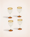 Set of 4 Ina stemmed glasses
