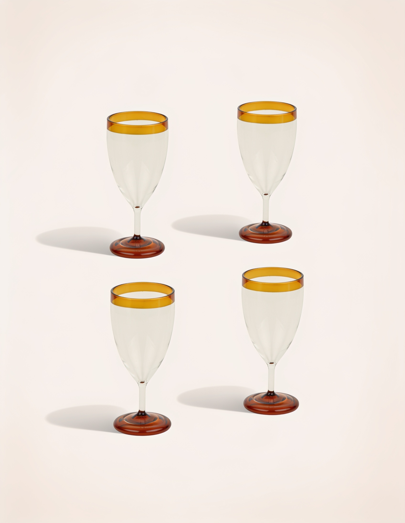 Set of 4 Ina stemmed glasses