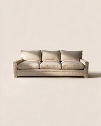 Victor Gareth Natural Sofa