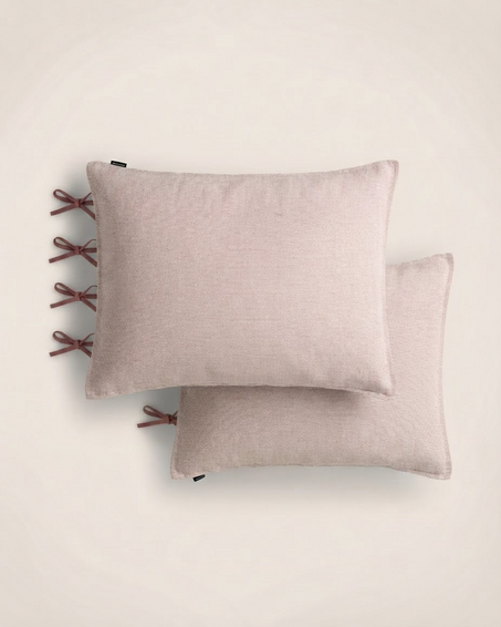 Set de 2 taies d'oreiller Fil à fil