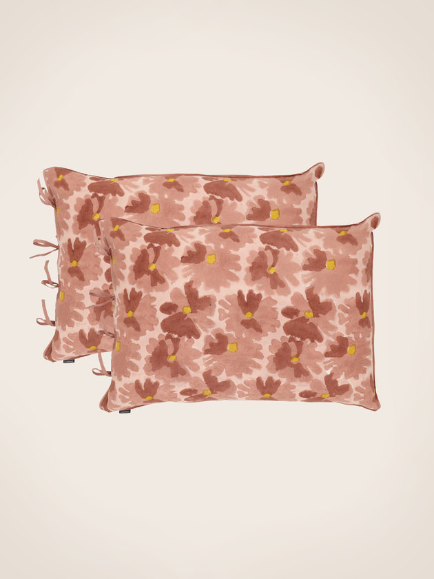Set de 2 taies d'oreiller Peonia