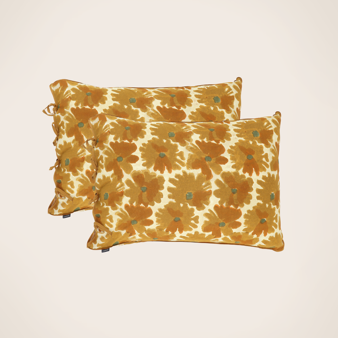 Set of 2 Peonia pillowcases