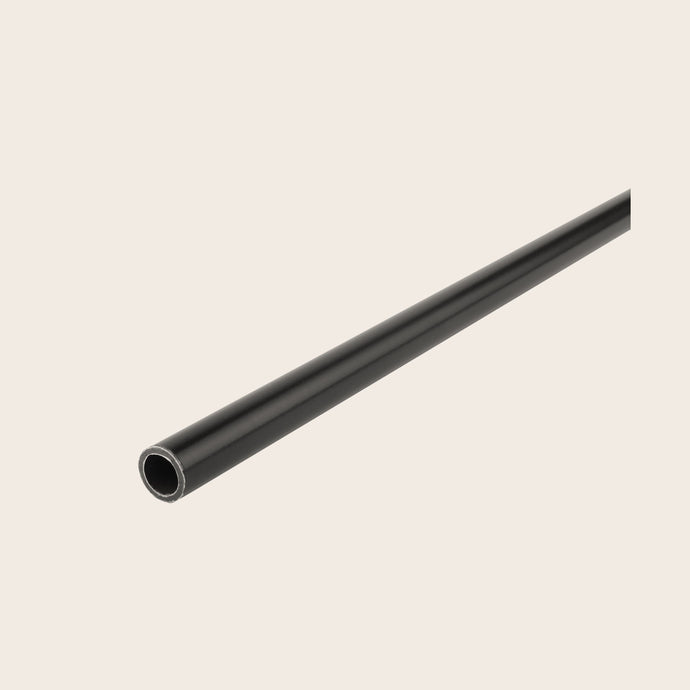 Tringle à rideaux noire en acier Ida