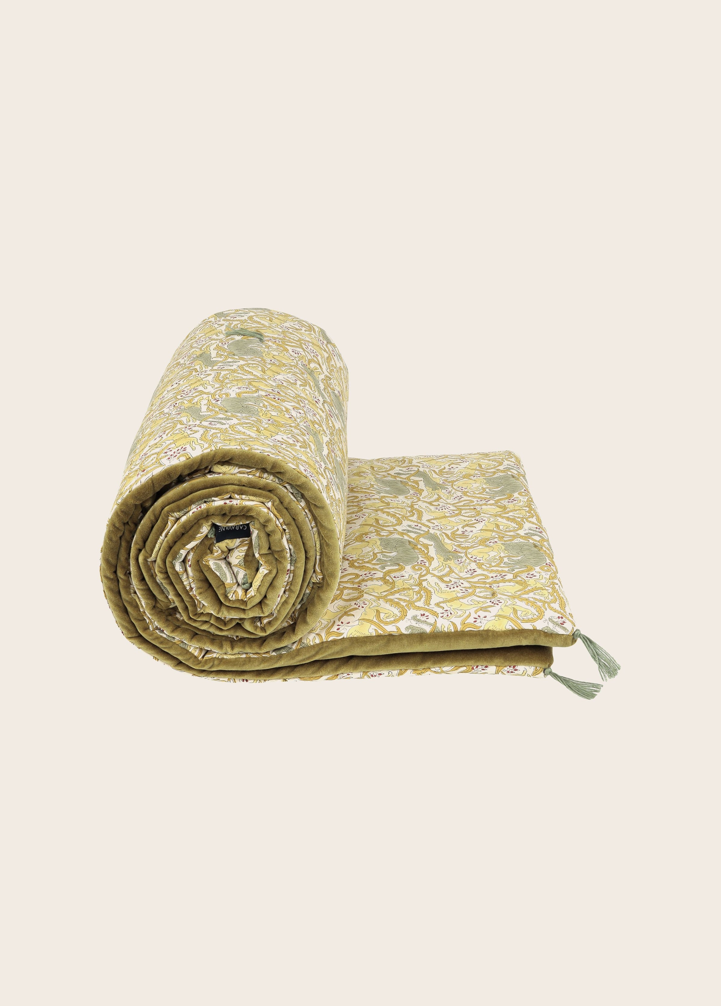 Sofa cover en velours et coton