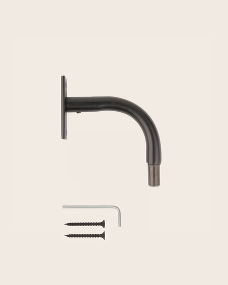 Accessoires coude pour fixer votre tringle à rideaux Ida au mur