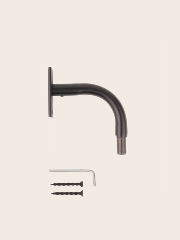 Accessoires coude pour fixer votre tringle à rideaux Ida au mur