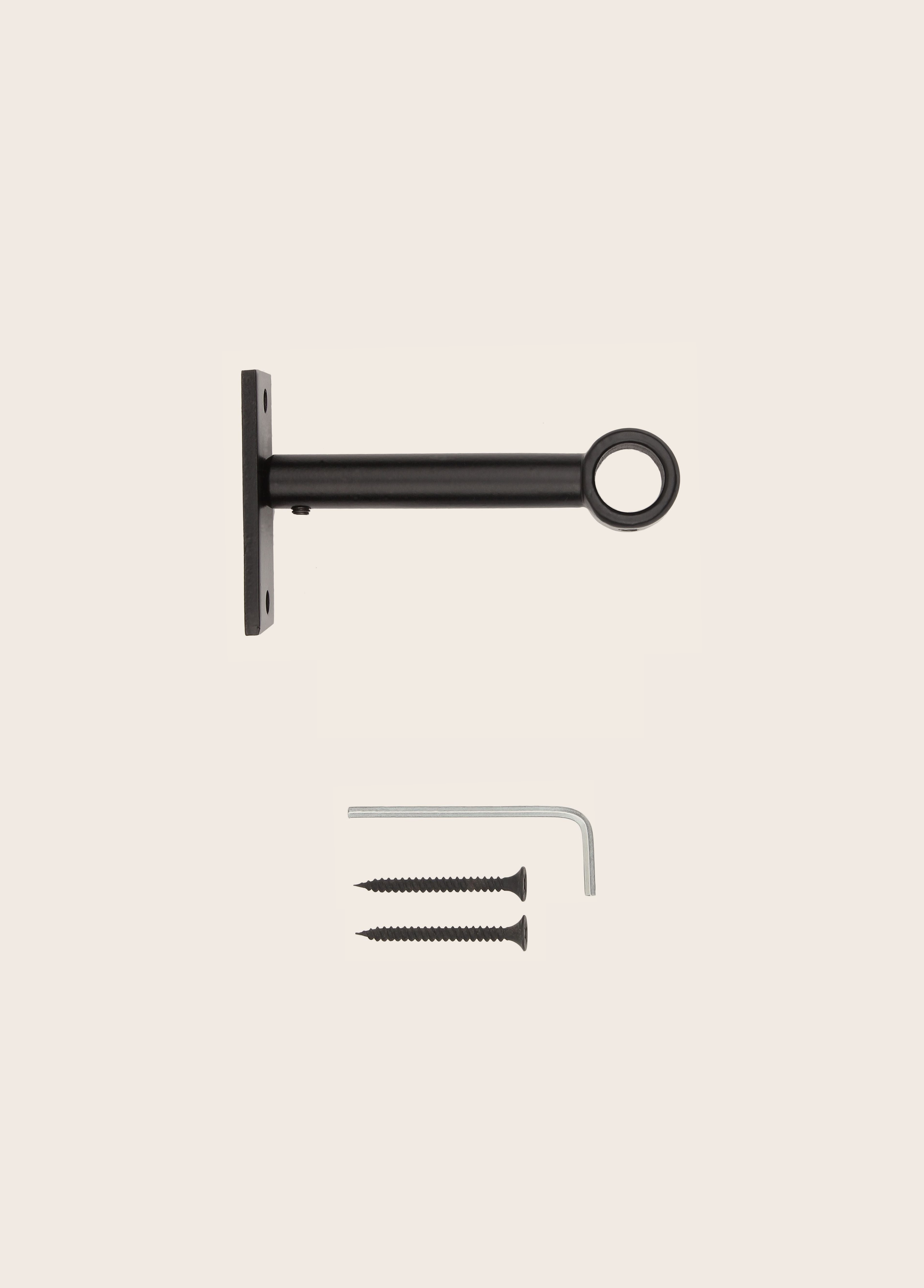 Accessoires simples pour fixer votre tringle à rideaux Ida au mur