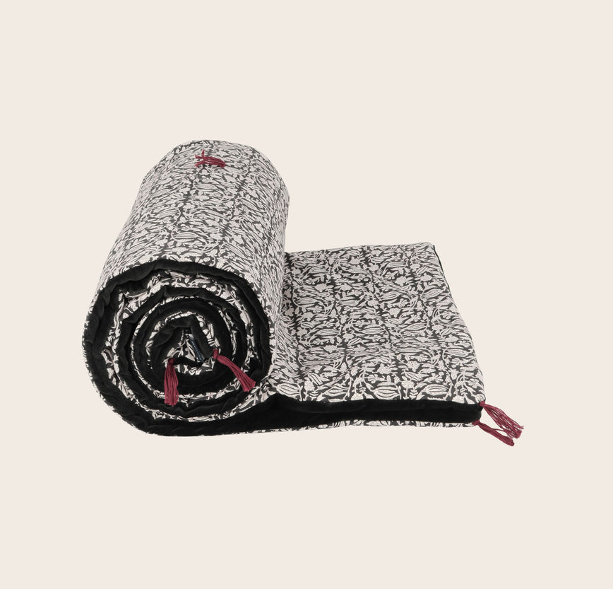Sofa cover en velours et coton