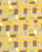 Tissu jaune curcuma à motifs Les petits papiers