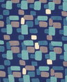Tissu bleu à motif les petits papiers