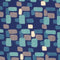 Tissu bleu à motif les petits papiers