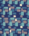 Tissu bleu à motif les petits papiers